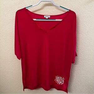Red Ladies Top by Jordann (Size Large)